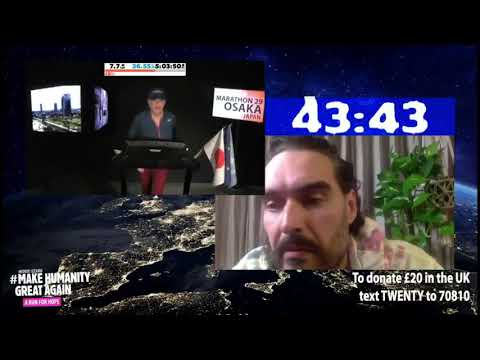 Eddie Izzard - Russell Brand on Language - A Run For Hope