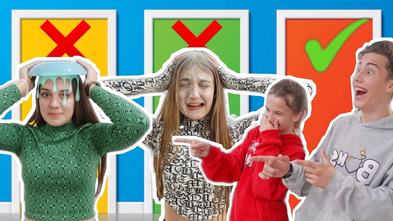 NO ABRAS la puerta misteriosa INCORRECTA 🤣 Reto EXTREMO con MIKA SOFI BOMS - Silvia Sánchez