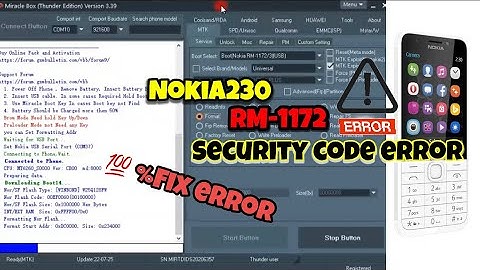 Nokia RM-1172 ~Security Code error :/ How To Remove :~Security Code RM-1172 With Miracle Box Tool…..