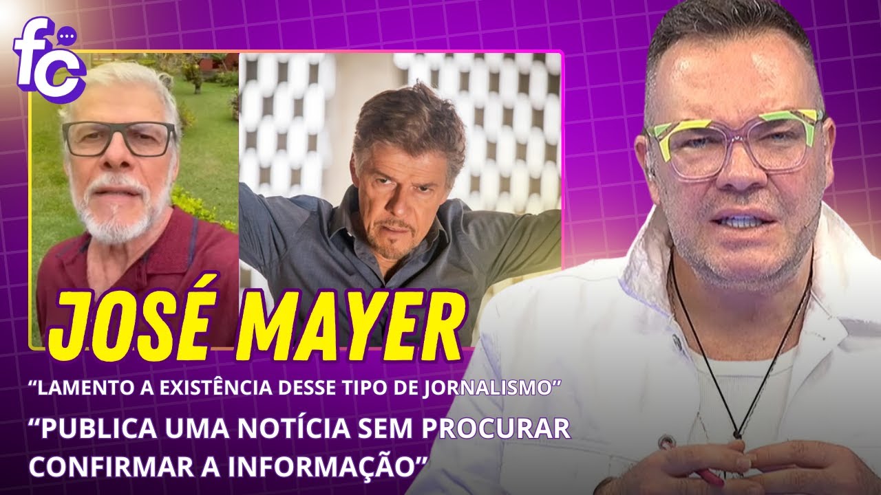 José Mayer DESMENTIU tudo, abriu o jogo e reforçou que não foi convidado! | Felipeh Campos