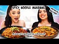 SPICY NOODLE MUKBANG| ASSUMPTIONS ABOUT US!