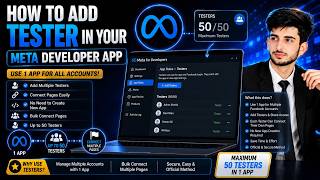 How to Add Testers in Meta Developer App | Connect Multiple Facebook Pages | FB Automate Pro