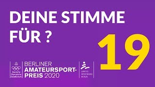 VOTE ! Synchroneiskunstlauf | Berliner Amateursport-Preis 2020