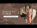 AMAZON TRY ON HAUL! Trying Pieces from Luvamia Store!