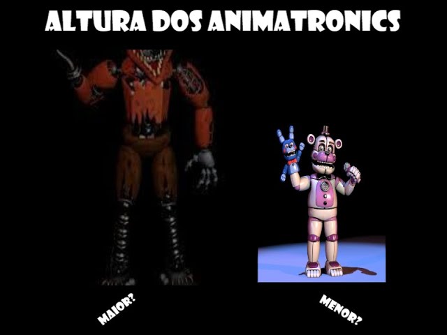 Teoria- a altura dos animatronics  Five Nights at Freddys PT/BR Amino