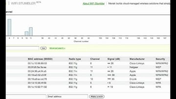Meraki WiFi Stumbler Demo