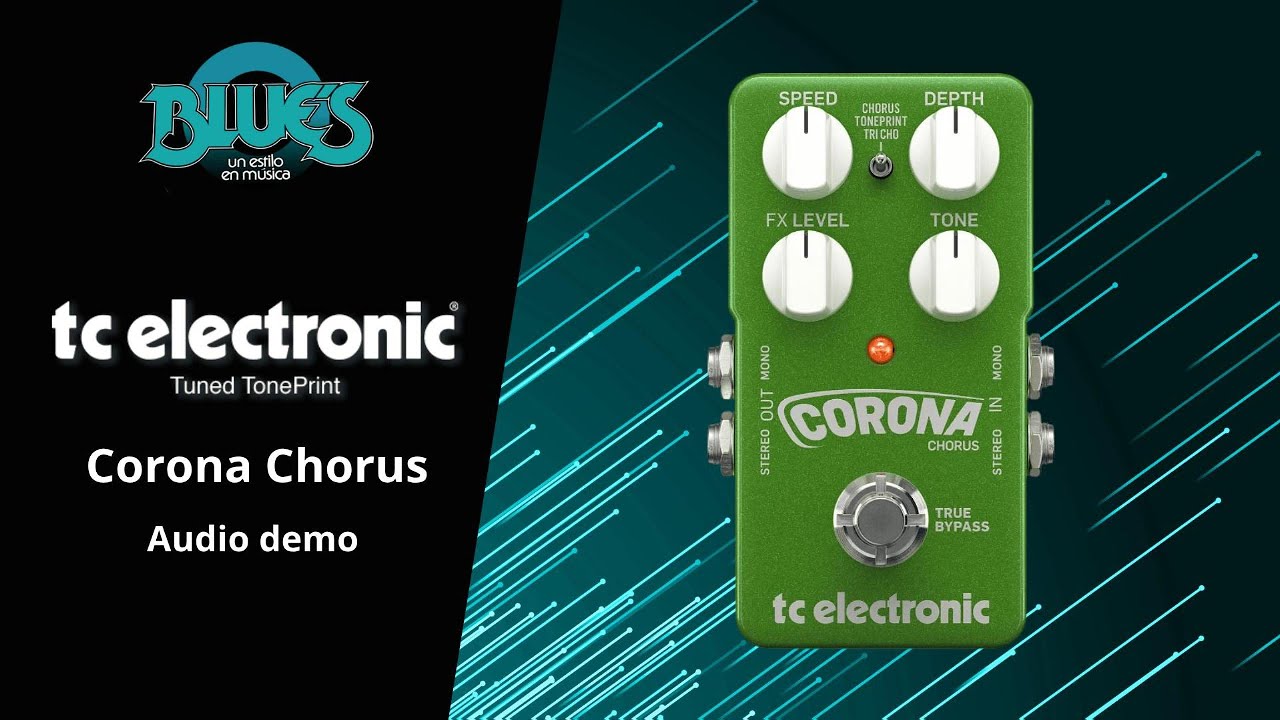 TC Electronics - Corona Chorus Audio Demo (No Commentary - Pedal