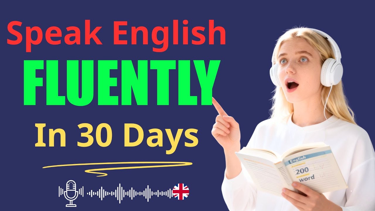 Speak English Fluently in 30 Days | Daily Listening & Speaking Practice ...