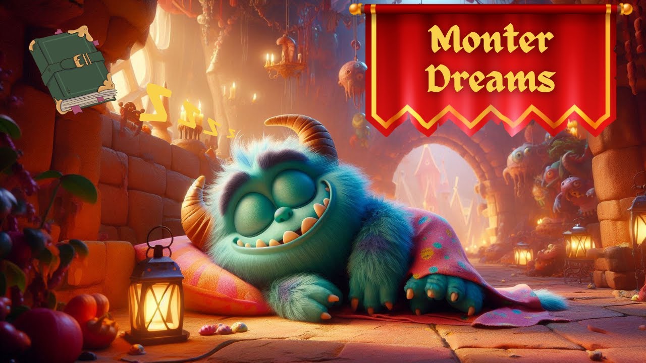 Sweet Dreams Monsters Lullaby | Cute Sleeping Monsters Song for Kids | Bedtime Music to Fall Asleep.