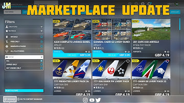 MSFS Xbox Marketplace Update - 27/10/23 - Flight Simulator