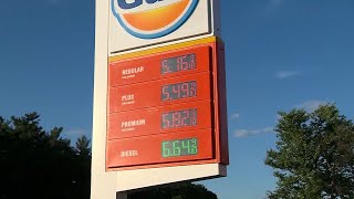 Gas prices now above $5 per gallon at some Massachusetts stations