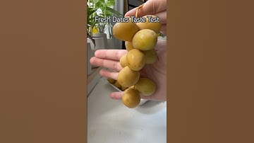 Tasting FRESH Dates #shorts #dates #fruit #tastetest