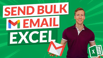 Send Bulk Emails From Your Gmail Account Using Excel VBA (with Attachments) | Excel TEMPLATE 😎