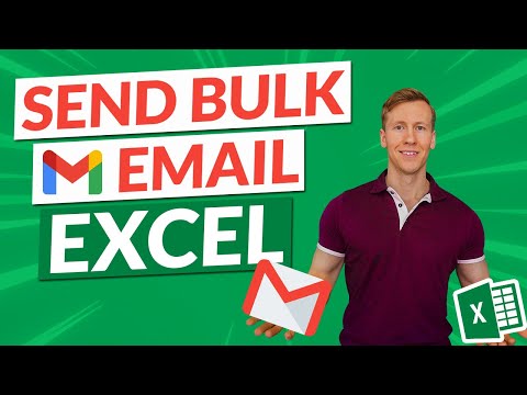 Send Bulk Emails From Your Gmail Account Using Excel VBA (with Attachments) | FREE TEMPLATE 😎