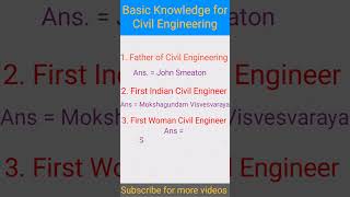 Basic knowledge for civil engineering Part-4 #shorts #youtubeshorts #shortsvideo