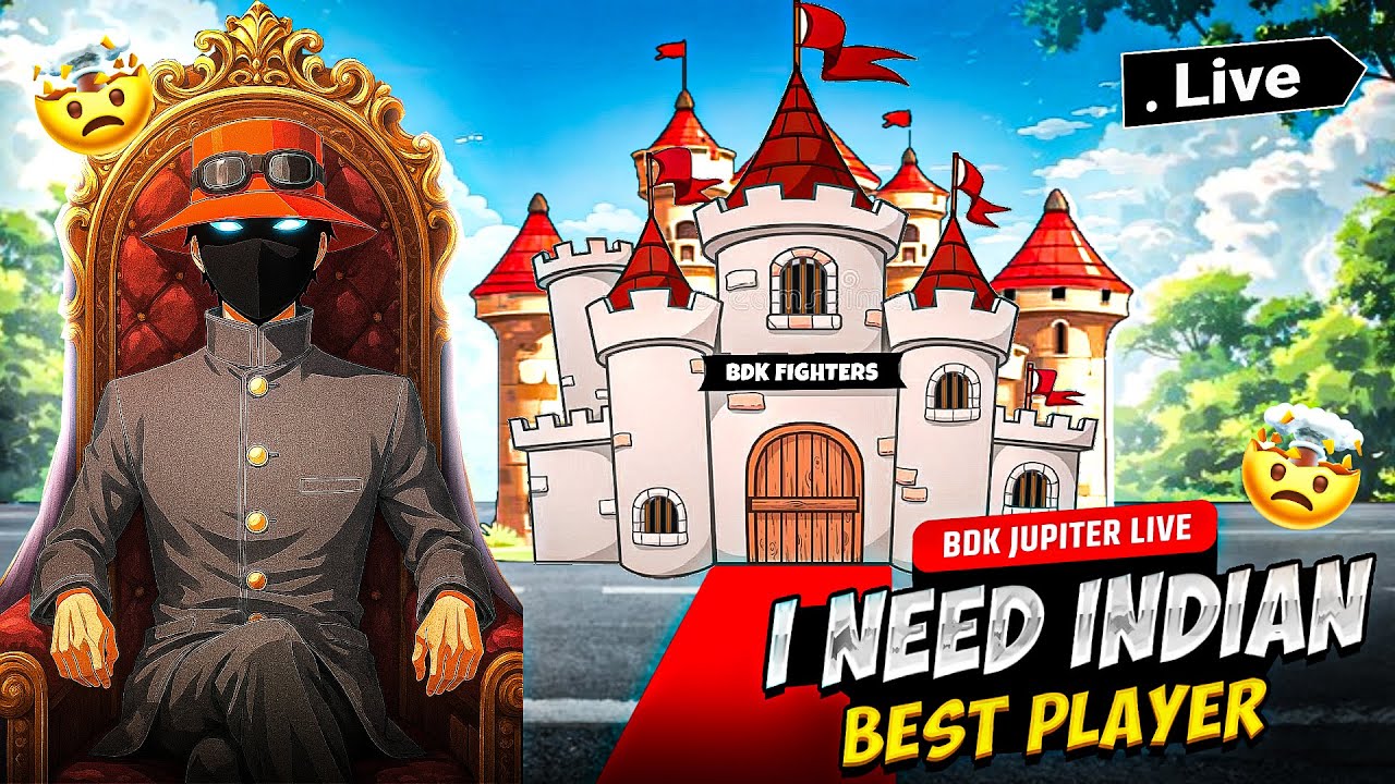 BDK JUPITER LIVE 🔴 I NEED WORLD BEST PLAYER ⭐ JOIN BDK FIGHTERS 🫂🔥 SENSI GOD JUPITER 🥶💀