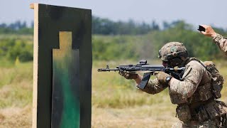 Квалификация конкурса по армейской тактической стрельбе