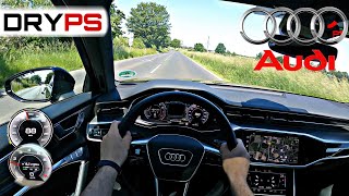 2023 AUDI A6 55 TFSI C8  POV TEST DRIVE