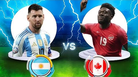 Argentina vs Canada Copa America Semifinals 2024 Full match Highlights