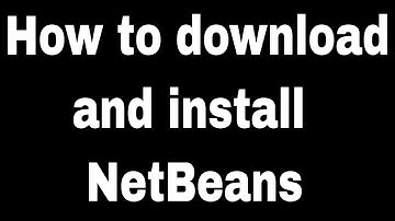 How to install the Netbeans IDE and Java JDK on Windows 8 / 8.1 or Windows 10