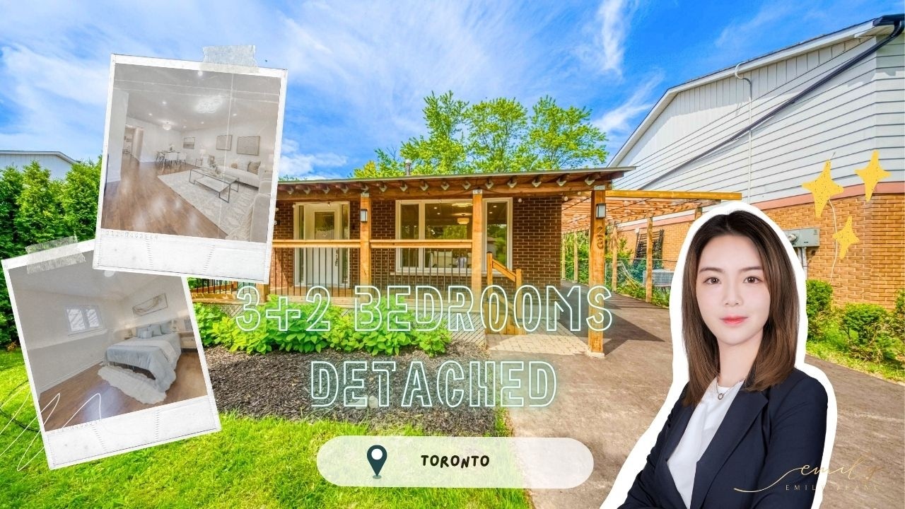 🔥 Renovated Detached Bungalow Listing by Emily Zhang📍 28 Crittenden Square, Toronto