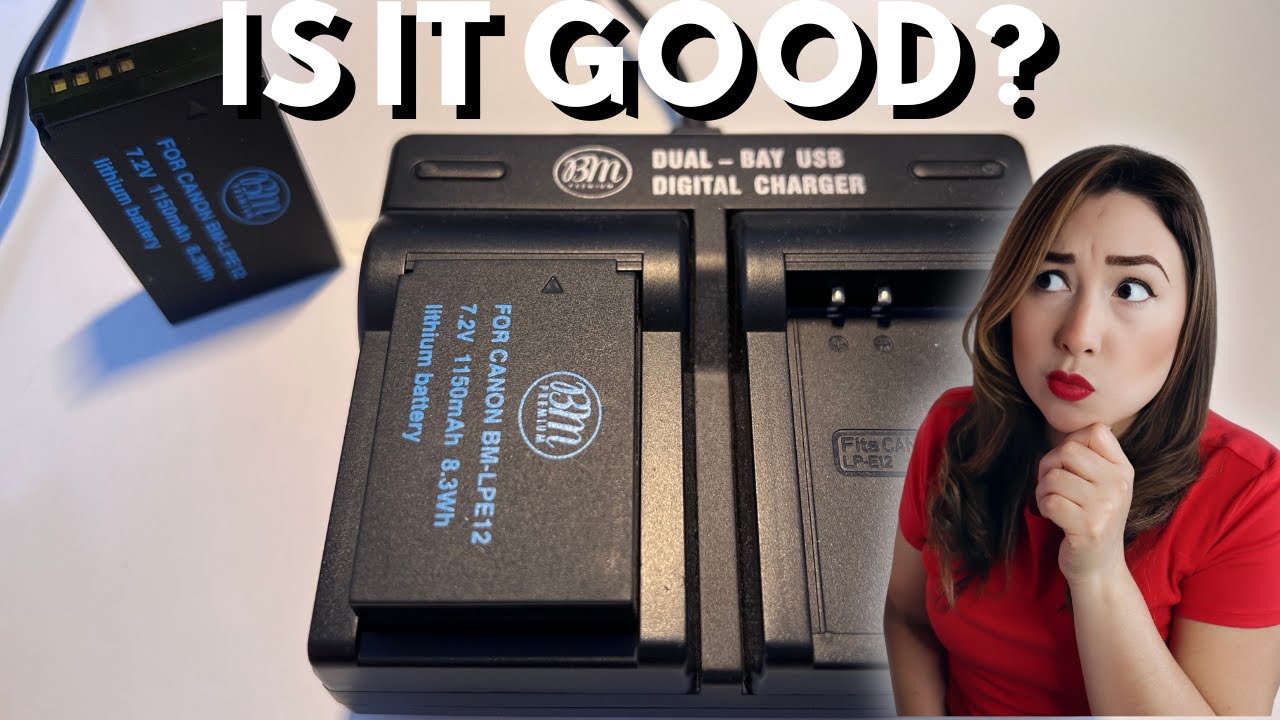 BM Premium 2Pack of LPE12 Batteries and USB Dual Battery Charger for