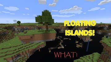 Floating Islands in Minecraft!