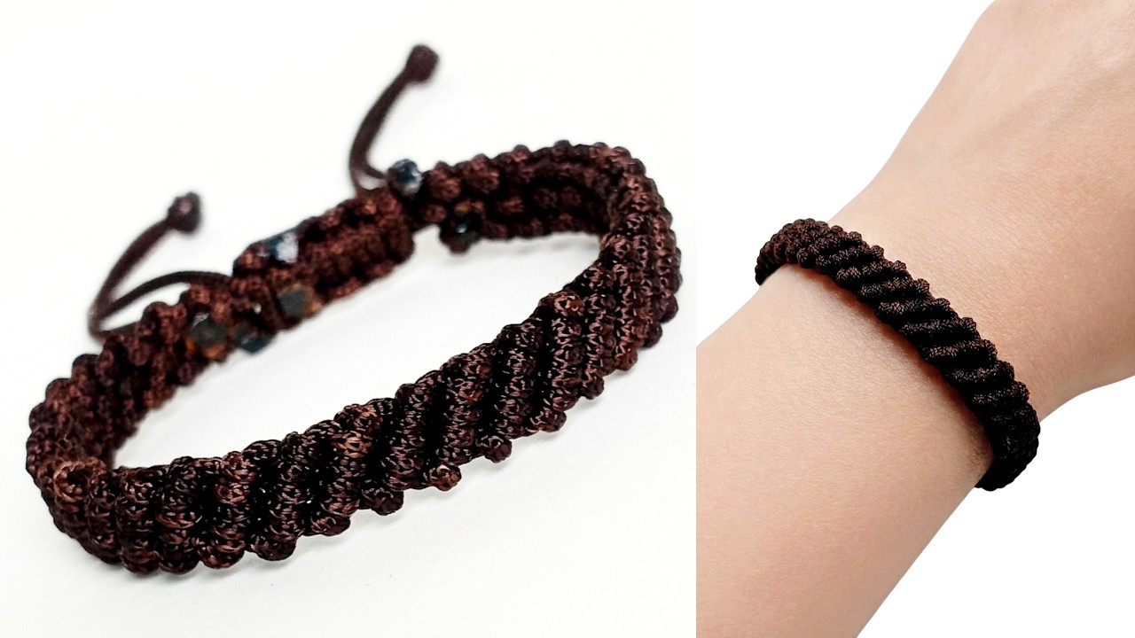 Bracelet making with thread || handmade bracelet with thread || thread ...