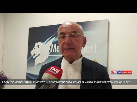 PRODUZIONE INDUSTRIALE, VENETO IN CONTROTENDENZA. CONFAPI: «ABBASSARE I PREZZI» | 15/06/2023
