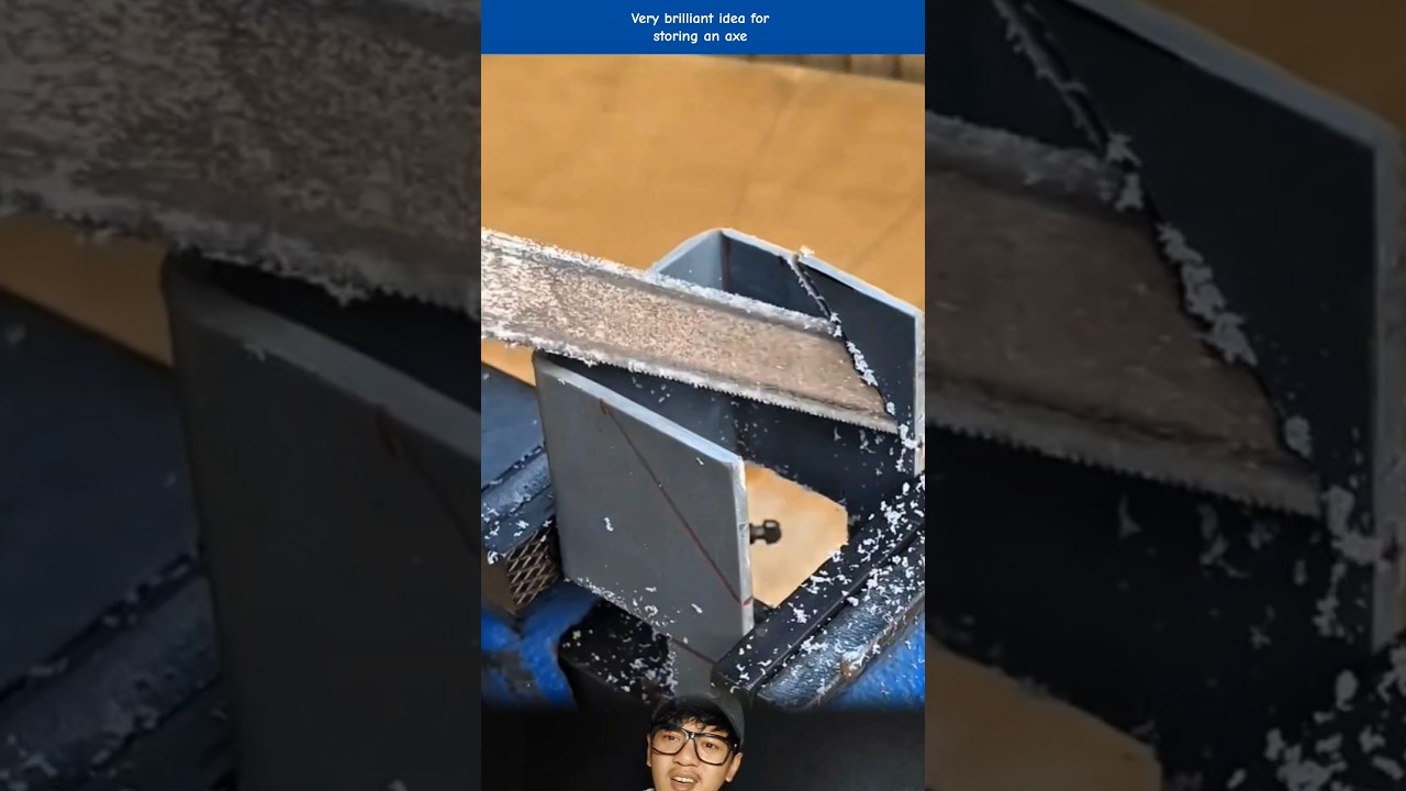 Very brilliant idea for storing an axe