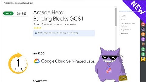 Arcade Hero: Building Blocks GCS I | #2025 | #ARC1200 |#qwiklabs |Solution