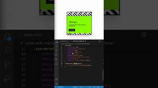 3D Card Hover Effect  #coding #cssanimation #3danimation #hovereffects #shorts