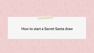 How to Start a Giftster Secret Santa Draw screenshot 2