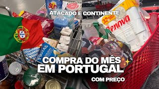 VOCÊ NÃO VAI ACREDITAR NESSES PREÇOS… 😳🛒 | Compra do Mês em Portugal - Preços Atualizados 2026