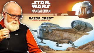 Jaw Dropping AMT Star Wars Mandalorian Razor Crest Model Kit Unboxing!