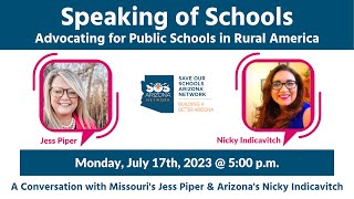 Speaking of Schools: Advocating for Public Schools in Rural America