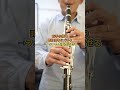このキイの押し方、実はかなり大事だと思う #clarinet #吹奏楽