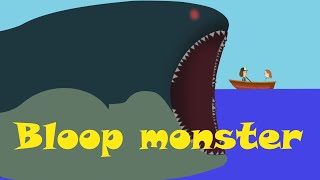 Bloop vs megalodon desenho animado de monstros gigantes#comedia#filmes etretenimento