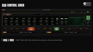 Dub Control Siren: NJD style dub siren with tape echo and spring reverb Video