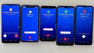 Incoming Google Duo Calling / 5 Phones Group Duo Google Calls Xiaomi / Honor / Samsung / Galaxy