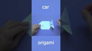 How To Make A Paper Car Origami Paper Car