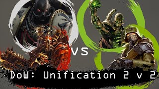 Dawn of War Unification 2 v 2 Death Korps of Krieg, Necrons vs Black Templars, World Eaters