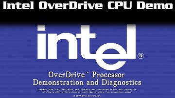 Intel OverDrive Processor Demonstration and Diagnosis