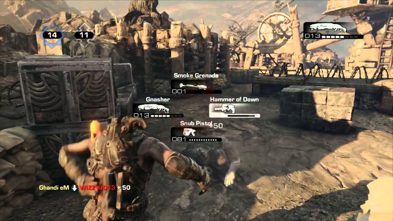 Gears of War 3 Hammer of Dawn Execution YouTube
