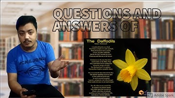 QUESTIONS WITH ANSWERS OF DAFFODILS,ICSE 9 & 10