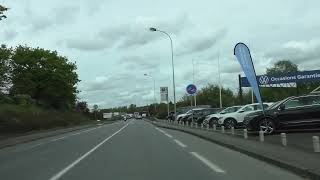 Driving On The D5 & D712 From 22970 Ploumagoar To 22200 Saint-Agathon, Brittany France 1St May 2024