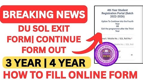 SOL BIG Update - 3 YEAR NEP EXIT FORM RELEASE 2025 | DU SOL 4 YEAR CONTINUE,  3 YEAR EXIT FORM OUT 