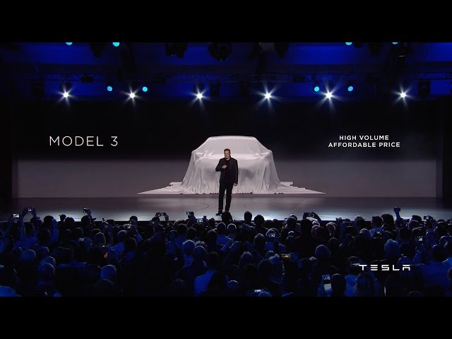 Tesla Unveils Model 3 class=
