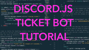 Discord.JS Ticket Bot System Tutorial!