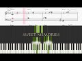 【Piano】SWEET MEMORlES（松田聖子Matsuda Seiko）